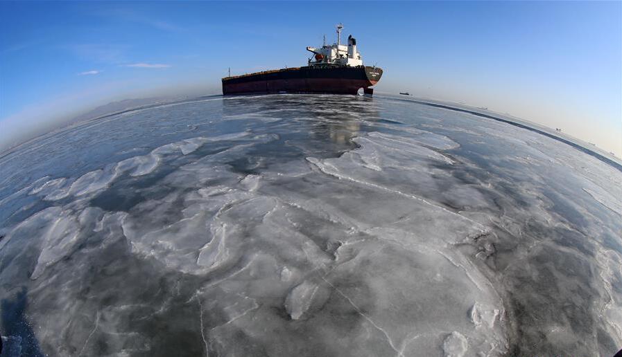渤海海冰面积超过三分之一